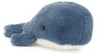 Jellycat Wavelly Whale blue 15cm