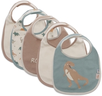 Jollein Lätzchen Jersey Wasserdicht Roarsome,  5-Pack