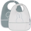 Jollein Lätzchen Wasserdicht Miffy Peekaboo Sea Green,  2-Pack