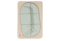 Jollein Puzzle aus Holz Croco