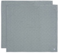 Jollein Spucktuch Hydrophill 115x115cm Miffy Silhouettes Sea Green,  2-Pack