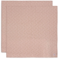 Jollein Spucktuch Hydrophill 115x115cm Miffy Silhouettes Wild Rose,  2-Pack