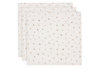 Jollein Spucktuch Hydrophill 70x70cm Animal Friends 3er-Pack