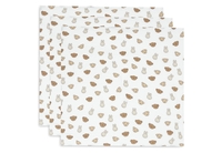 Jollein Spucktuch Hydrophill 70x70cm Miffy and Friends,  3-Pack