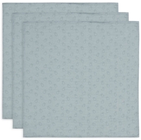 Jollein Spucktuch Hydrophill 70x70cm Miffy Silhouettes Sea Green,  3-Pack