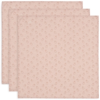 Jollein Spucktuch Hydrophill 70x70cm Miffy Silhouettes Wild Rose,  3-Pack