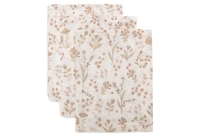 Jollein Waschlappen Hydrophil 15x20cm Bloomy,  3-Pack