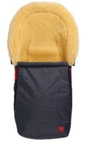 Kaiser 65341-72 Emma Lammfellfußsäckchen für Babyschalen marine melange
