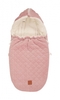Kaiser Babyschalenfußsack Velvet Hoody Koll. rose