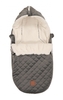 Kaiser Babyschalenfußsack Velvet Hoody Koll. 19/20 grau