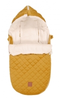 Kaiser Babyschalenfußsack Velvet Hoody Koll. 19/20 senf
