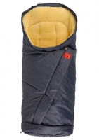 Kaiser Coosy Lammfellfußsack medizin navy melange