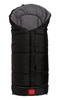 Kaiser Fußsack Iglu Thermo Fleece schwarz/hellgrau