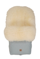 Kaiser Fußsack Nelly Ltd. Edition Lammfell milky sand Koll. ice green