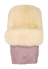 Kaiser Fußsack Nelly Ltd. Edition Lammfell milky sand Koll. orchid pink