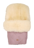 Kaiser Fußsack Nelly Ltd. Edition Lammfell milky sand Koll. orchid pink
