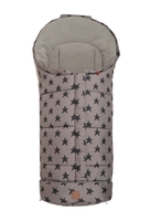 Kaiser Kinderwagenfußsack Star Print Outside Koll. grau