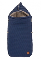 Kaiser Knitty Kinderwagenfußsack super soft marine