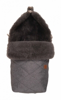 Kaiser Natura Ltd. Edition Lammfellfußsack Koll. 19/20 antrazit melange