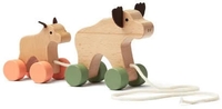 Kids Concept Nachziehtier Elchfamilie Edvin