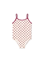 Konges Sløjd Bowie Badeanzug - Coeur Sangria - Gr. 18 Monate