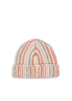 Konges Sløjd Kiri Mütze - Rosa Streifen