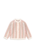Konges Sløjd Kiri Strickjacke - Rose stripe 2-4 Jahre
