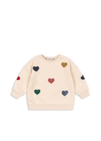 Konges Sløjd Lou Sweatshirt - Multi Heart 12 Monate