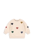 Konges Sløjd Lou Sweatshirt - Multi Heart 18 Monate