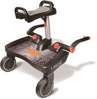 Lascal Buggy Board Maxi + schwarz incl. Saddle grau