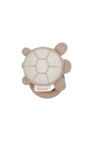 Leevje Baby Rassel mit Holzring Schildkröte