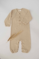 Leevje Feinstrick Baby Onesie beige