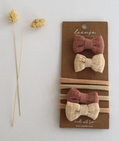 Leevje Haarspangen Mini Muslin Bows Mix