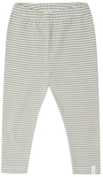 Leevje Jersey Leggings aus Bio-Baumwolle - green stripes 86/92