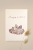 Leevje Karte Osternest "Happy Easter" aus Holzschliffpappe