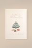 Leevje Karte Weihnachtsbaum "Fröhliche Weihnachten" aus Holzschliffpappe