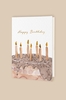 Leevje Klappkarte Torte "Happy Birthday" inkl. Umschlag