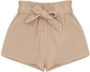 Leevje Leinenshorts mit Gürtel 62/68 sand