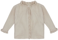 Leevje Mini-Me Musselinbluse 110/116 cappuccino