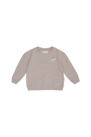 Leevje Oversized Sweatshirt Flowers 98/104 dusty rose