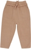 Leevje Paperbag Leinenhose coffee