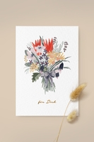 Leevje Postkarte Blumenstrauß "Für dich"