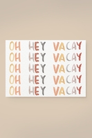 Leevje Postkarte "Oh hey vacay"