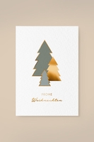 Leevje Postkarte Tannen "Frohe Weihnachten"