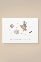 Leevje Postkarte Universe "Alles Liebe"
