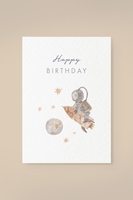 Leevje Postkarte Universe "Happy Birthday"