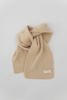 Leevje Schal in Popcornstrick-Optik beige S
