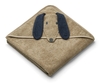 Liewood Augusta Kapuzenbadetuch Dog oat mix