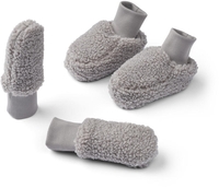 Liewood Babyschuh / Handschuh Geschenkset Osman 6-9 Monate grey melange