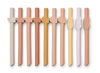 Liewood Badu Strohhalm 10er Pack Safari rose multi mix